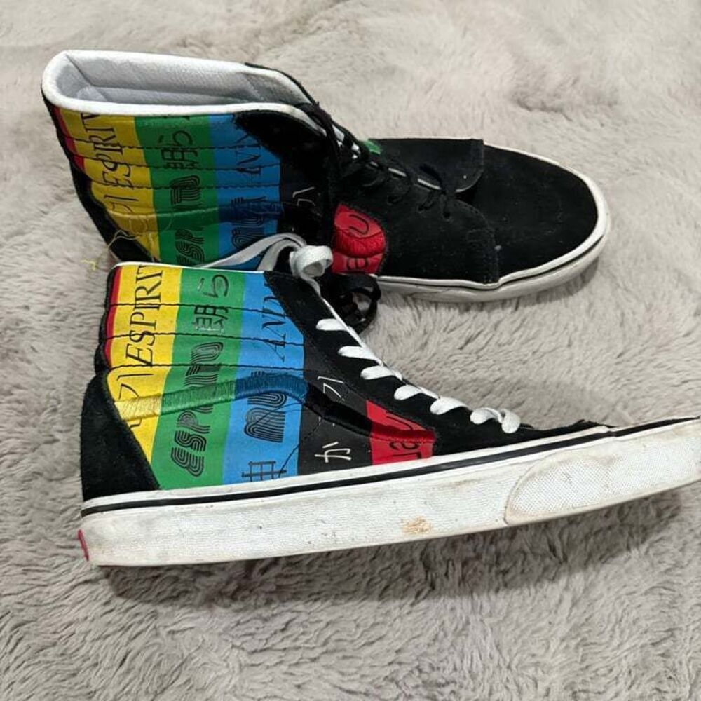 Vans Multicolor High-Top Skate Shoes US‎ Men’s Sz 10.5 skateboards Espiritu